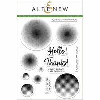 Altenew - Clear Photopolymer Stamps - Halftone Circles