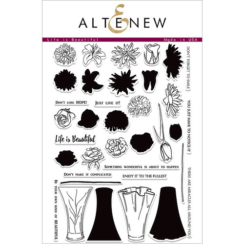Altenew - Clear Photopolymer Stamps - Life is Beautiful