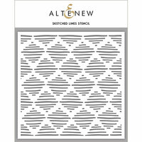 Altenew - Stencil - Sketched Lines
