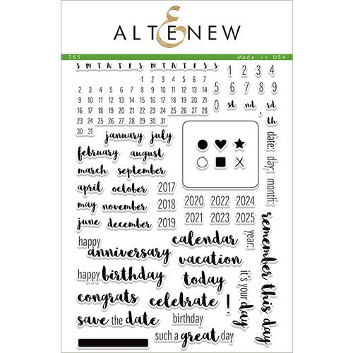 Altenew - Clear Photopolymer Stamps - 365