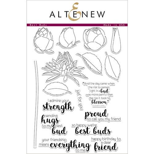 Altenew - Clear Photopolymer Stamps - Best Buds