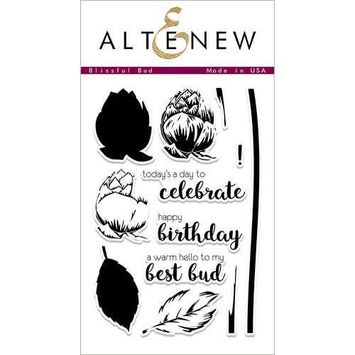 Altenew - Clear Photopolymer Stamps - Blissful Bud