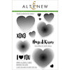 Altenew - Clear Photopolymer Stamps - Halftone Hearts