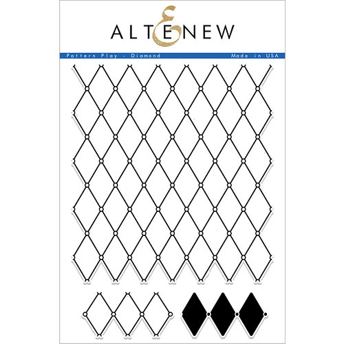 Altenew - Clear Photopolymer Stamps - Pattern Play - Diamond