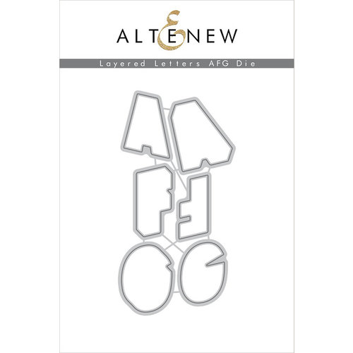 Altenew - Layering Dies - Letters AFG Set