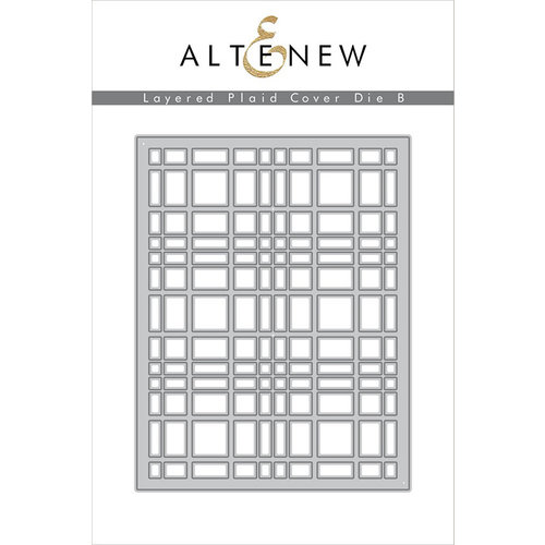Altenew - Layering Dies - Plaid Cover B