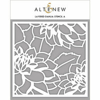 Altenew - Stencil - Layered Dahlia A