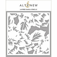 Altenew - Stencil - Layered Dahlia B