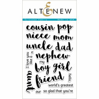 Altenew - Clear Photopolymer Stamps - Extended Family