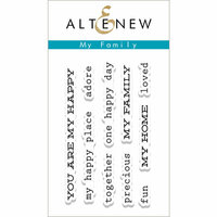 Altenew - Clear Photopolymer Stamps - My Family