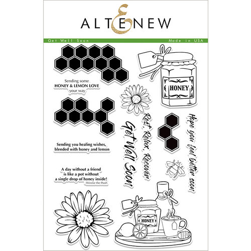 Altenew - Clear Photopolymer Stamps - Get Well Soon