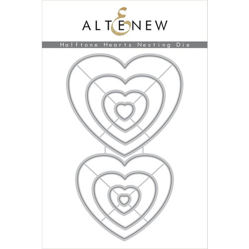 Altenew - Dies - Halftone Hearts Nesting
