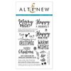 Altenew - Christmas - Clear Photopolymer Stamps - Happy Holidays