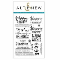 Altenew - Christmas - Clear Photopolymer Stamps - Happy Holidays