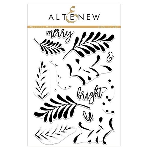 Altenew - Christmas - Clear Photopolymer Stamps - Majestic Mistletoe
