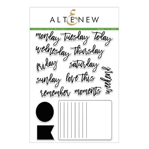 Altenew - Clear Photopolymer Stamps - Journal Card Builder