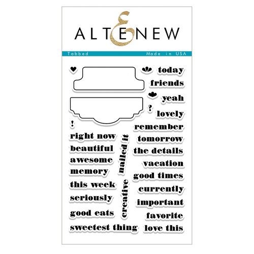 Altenew - Clear Photopolymer Stamps - Tabbed