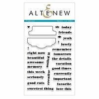 Altenew - Clear Photopolymer Stamps - Tabbed