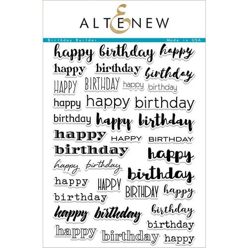 Altenew - Clear Photopolymer Stamps - Birthday Builder