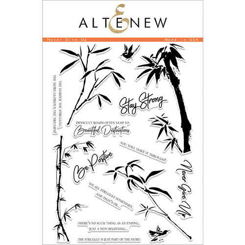 Altenew - Clear Photopolymer Stamps - Never Give Up