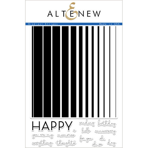 Altenew - Clear Acrylic Stamps - Gradient Stripes