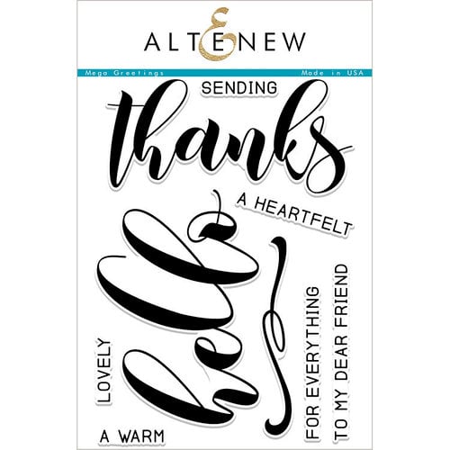 Altenew - Clear Photopolymer Stamps - Mega Greetings