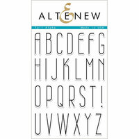 Altenew - Clear Photopolymer Stamps - Tall Alpha