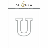 Altenew - Dies - Mega Alphabet - U