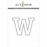 Altenew - Dies - Mega Alphabet - W