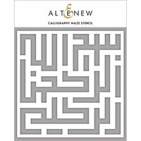 Altenew - Stencil - Calligraphy Maze