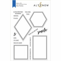 Altenew - Clear Photopolymer Stamps - Geo Frames