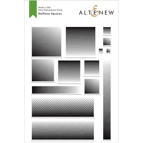 Altenew - Clear Photopolymer Stamps - Halftone Squares