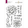 Altenew - Clear Photopolymer Stamps - Inked Flora