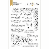 Altenew - Christmas - Clear Photopolymer Stamps - Starry Night