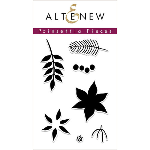 Altenew - Clear Photopolymer Stamps - Poinsettia Pieces