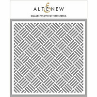 Altenew - Stencil - Square Weave Pattern