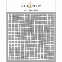Altenew - Stencil - Wavy Grid