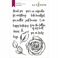 Altenew - Clear Photopolymer Stamps - Inked Rose