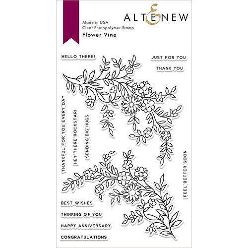 Altenew - Clear Photopolymer Stamps - Flower Vine