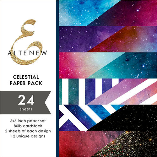 Altenew - Celestial - 6 x 6 Paper Pack - 24 Sheets