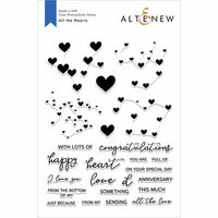 Altenew - Clear Photopolymer Stamps - All the Hearts