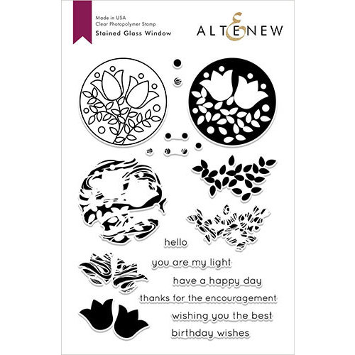 Altenew - Clear Photopolymer Stamps - Stained Glass Window