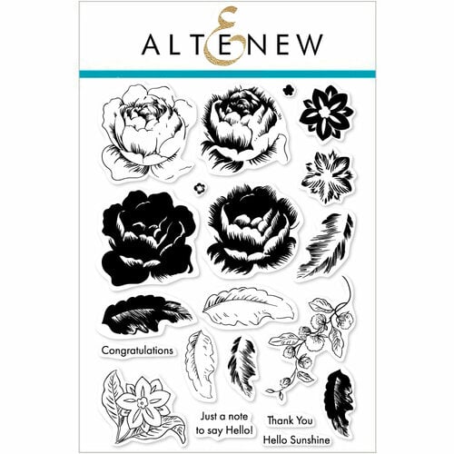 Altenew - Clear Photopolymer Stamps - Rose Blossom