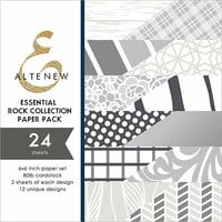 Altenew - Essential Rock Collection - 6 x 6 Paper Pack