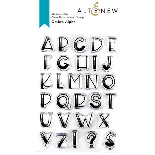 Altenew - Clear Photopolymer Stamps - Ombre Alpha