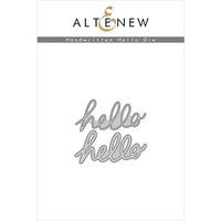 Altenew - Dies - Handwritten Hello