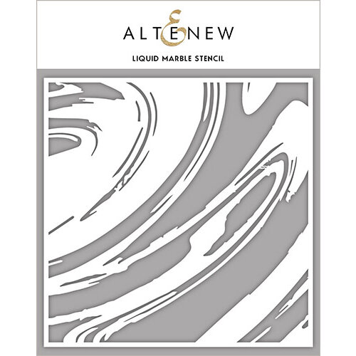 Altenew - Stencil - Liquid Marble