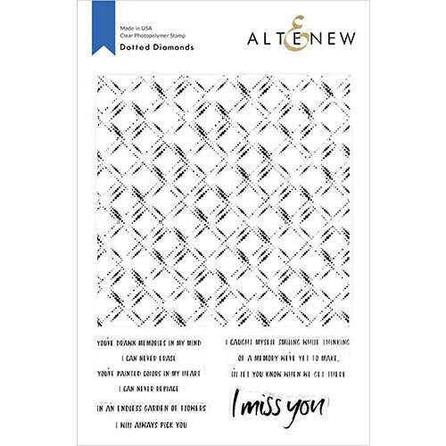 Altenew - Clear Photopolymer Stamps - Dotted Diamonds