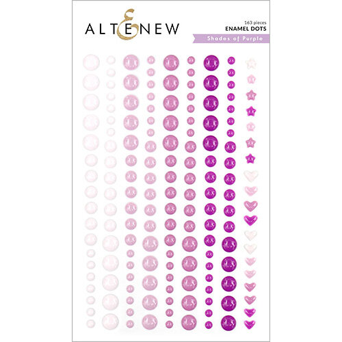 Altenew - Enamel Dots - Shades of Purple