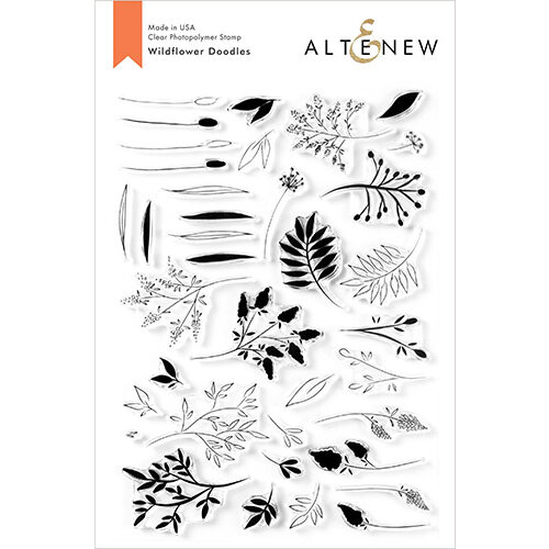 Altenew - Clear Photopolymer Stamps - Wildflower Doodles